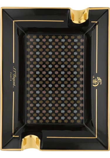 S.t. Dupont Trinidad Porselen Siyah Küllük 6477