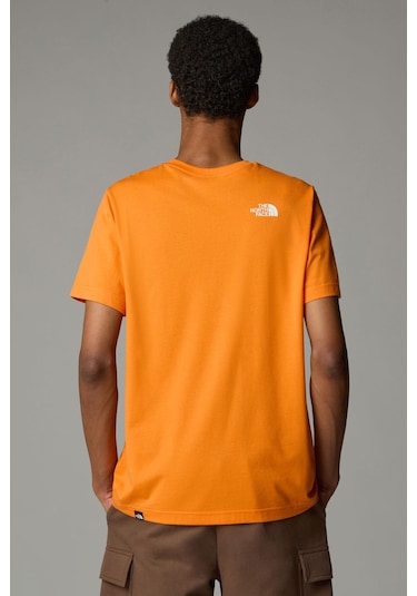 The North Face M Ss Sımple Dome Tee Orange Renkli