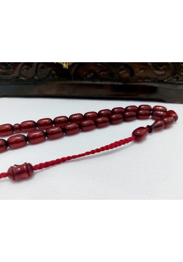 Juaind Hasan Osmnl Bnztm Beyzı Kesim Sıkma Kehribartesbih8.5-12.5