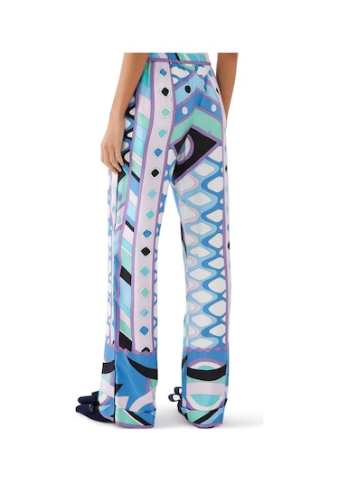 Pucci Şık Vivara Desenli Kadın Pantolon Multi Colour