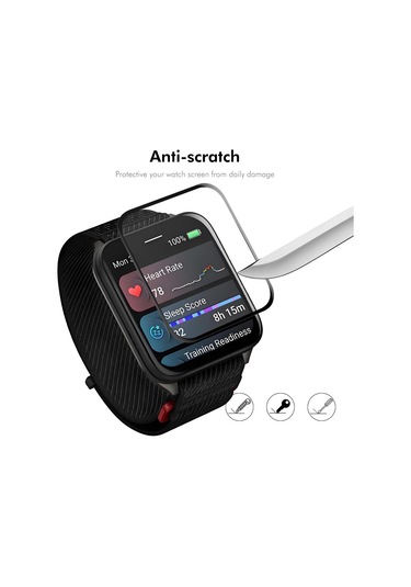 Garmin Venu X1 İçin 5 Adet Enkay 3d Tam Kapsama Yumuşak Pc Kenar Pmma Hd Ekran Koruyucu Film