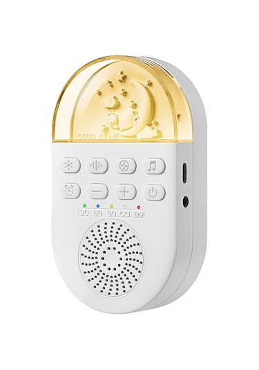 Shineyee Bebekler İçin Taşınabilir Beyaz Gürültü Makinesi - 24 Doğal Ses, Zamanlayıcı Ve Yumuşak Işık Beyaz