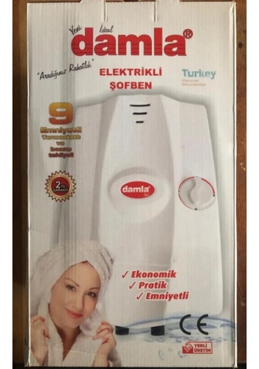 Damla İdeal 7500 W Elektrikli Şofben