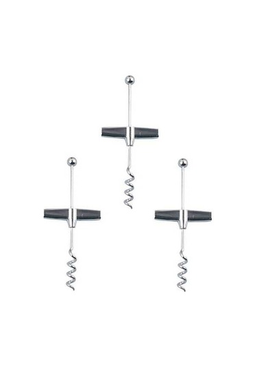 Moly Dıy Boncuklu Mantar Şişe Açacağı Kırmızı Şarap Aksesuarı Paslanmaz Çelik Diğer