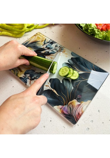 Cam Kesme Tablası - Cam Kesme Tahtası Black Garden 17cm X 29c