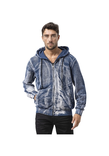 Cipo & Baxx Hoodıe Sweatjacket Mavi