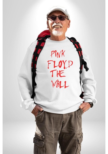 Pink Floyd The Wall Unisex Beyaz Sweatshirt Beyaz