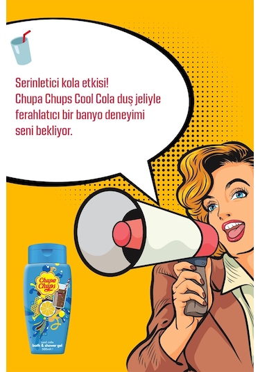 Chupa Chups Cola Banyo ve Duş Jeli 300 ML