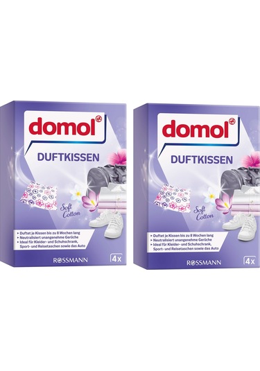 Domol Koku Keseleri Çamaşır ve Tekstil Ürünlerine Özel 2 x 4 Adet
