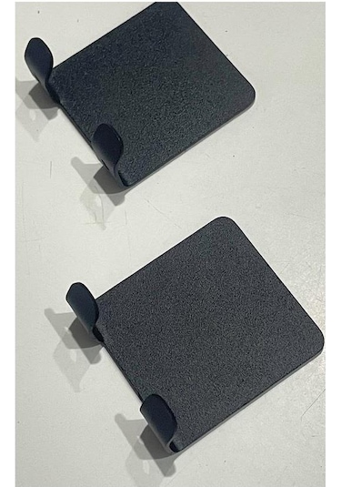 Zhltools Paslanmaz 2li Traş Bıçağı Tutucu Banyo Lif Askısı Çok Amaçlı Askı Siyah