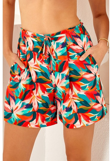 Kadın Havuz Deniz Şort Mayo 4407 Yeşil Yeşil