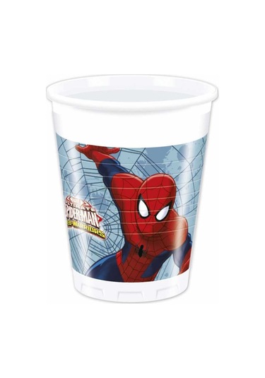 Spider-Man Plastik Bardak 8Li