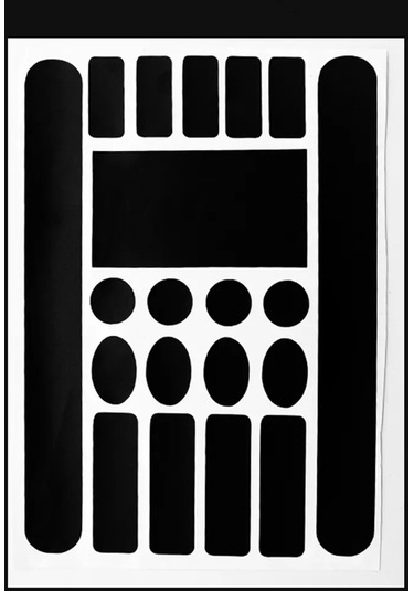 B-koruma Membran Bisiklet Çıkartmaları Koruyucu Film Su Geçirmez 1 Takım Çıkartma Dağ Bisikleti Bisiklet Çerçeve Siyah