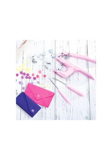 Hangfox Mavi 300'lü Takım: Metal-resin四合扣, Göz Delikli Kanca Ve Profesyonel El Basma Presi Yükleme Aracı