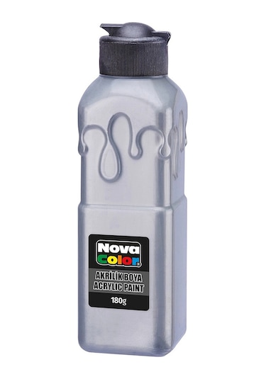 Nova Color Akrilik 180 Gr Gri Çok Renkli