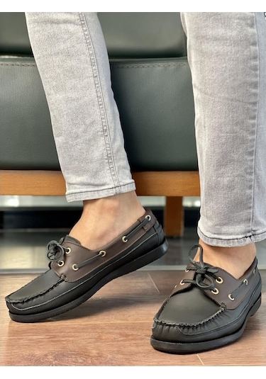 Muggo Dexter Hakiki Deri Erkek Günlük Klasik Casual Ayakkabı