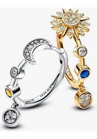 Flybuy Zirkonlu Ve Şık Püskül Oksitlenmiş Küpeler: Kaplamalı Gümüş Gold Doğal Yj Gold