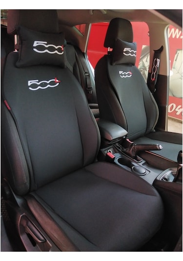 Fiat 500L Nakışlı Ön Ikili Oto Koltuk Kılıfı