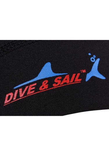 Suntek 1mm Neopren Tüplü Dalış Dalış Davlumbazları Tam