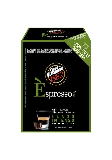 Caffe Vergnano Espresso Lungo Intenso Kapsül Kahve 10 x 5 G