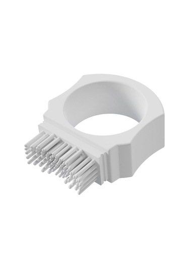 Suntek Çocuklar Parmak Diş Fırçası Taşınabilir Beyaz