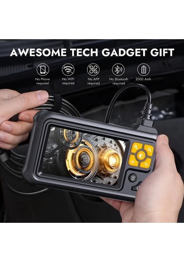 Xuweiwei Endoskop Isikli 4 3 Lcd Ekranli 8mm Kamerali Boreskop Drenaj Oto Kanalizasyon Duvar Kamerasi