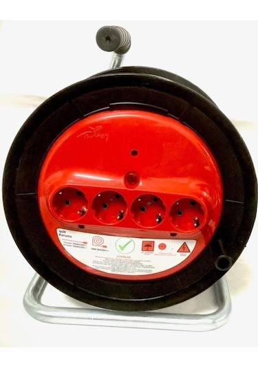 30 Metre 3x2.5 Makaralı Uzatma Ara Kablosu 30 M