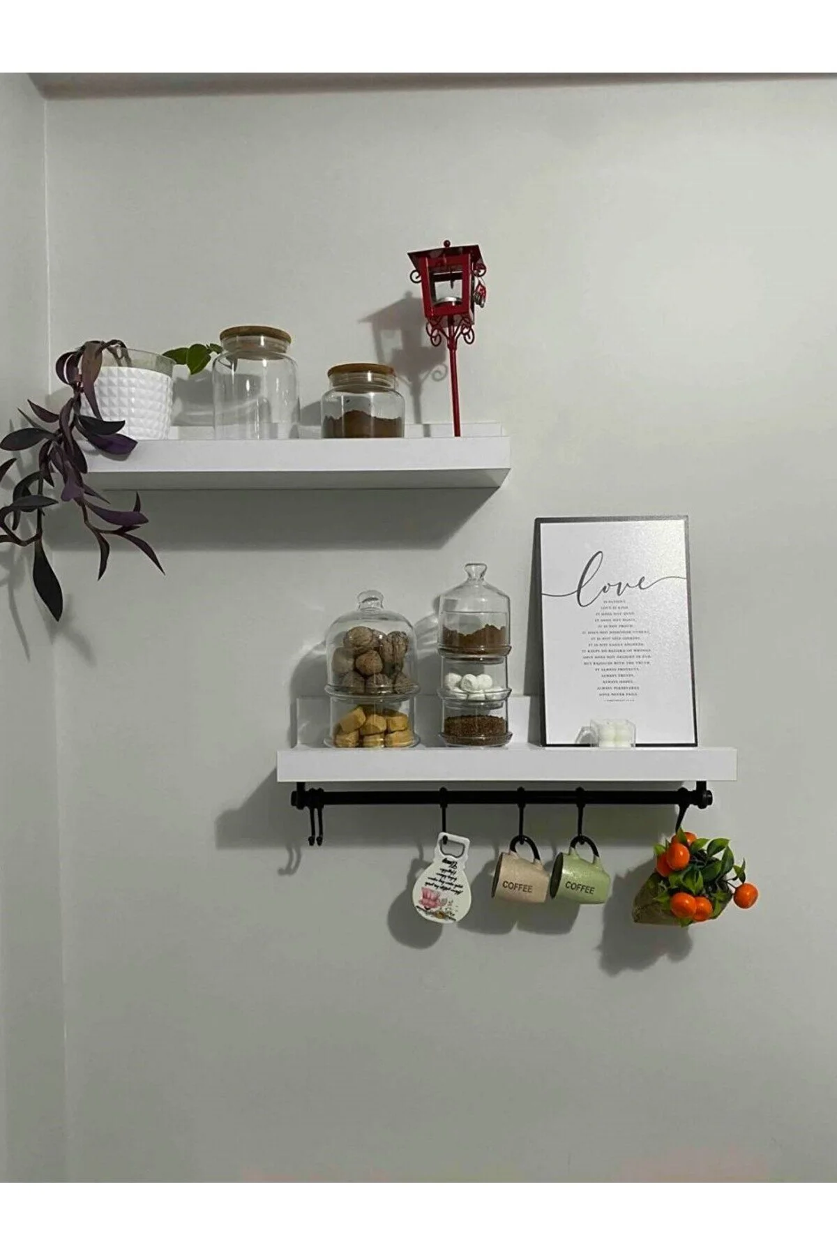 Mutfak Ve Banyo Rafı Beyaz