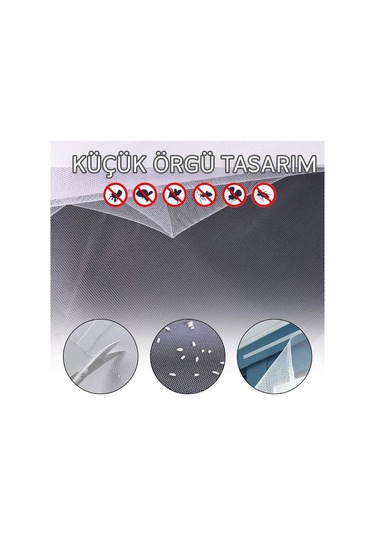 Yapışkanlı Sineklik 130 X 150 Kesilebilir Pencere Kapı Sinekliği Sivrisinek Karasinek Önleme Tülü Ağ