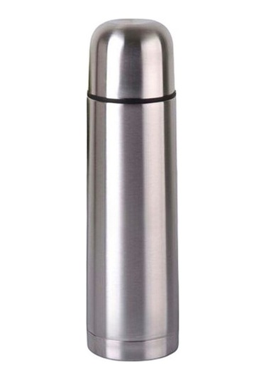 500 Ml Çift Katmanlı Sus 304 Çelik İnox Termos Süt-mama-kamp-piknik Termosu 12 Saate Kadar Sıcak Soğuk Tutma Gümüş