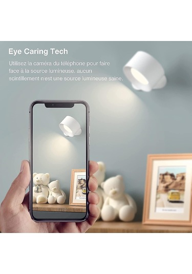 Usb Şarj Portlu Dokunmatik Led Duvar Lambası 3 Parlaklık Seviyesi Diğer