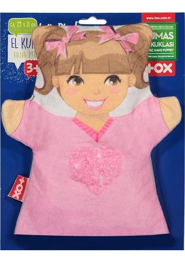 Tox Kız Aile Bireyleri Keçe El Kukla T334 . Eğitici Oyuncak