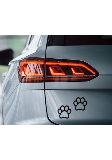 Bk Home Patiler Tasarımlı Siyah Araç Sticker-1