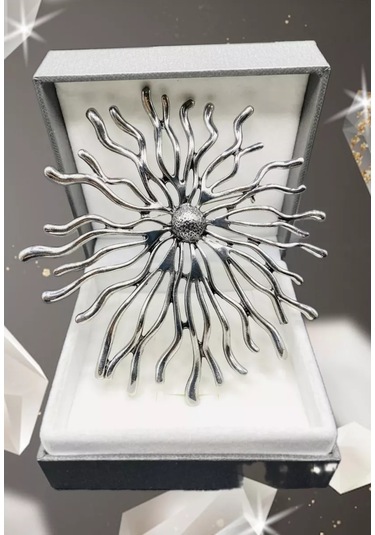 Especailly For You Hediye Broş "güneş" 196549656 Gri