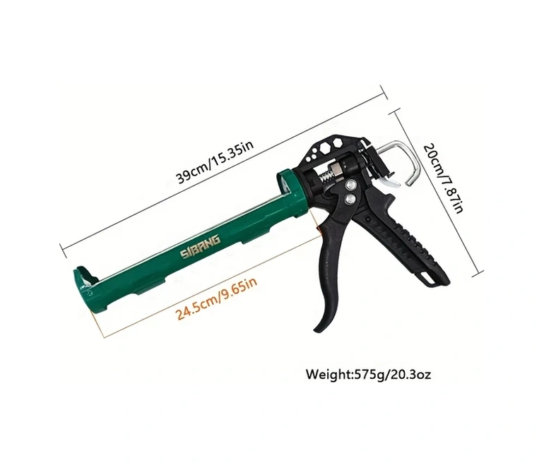 Gateesat 1 Adet Koyu Yeşil Derz Tabancası Manuel Otomatik Sızdırmazlık Aleti