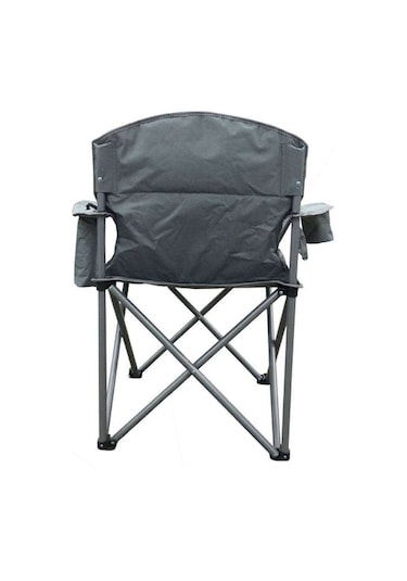 150 Kg Taşıma Kapasiteli Xxl Elite Buz Çantalı Kamp Sandalyesi Gri