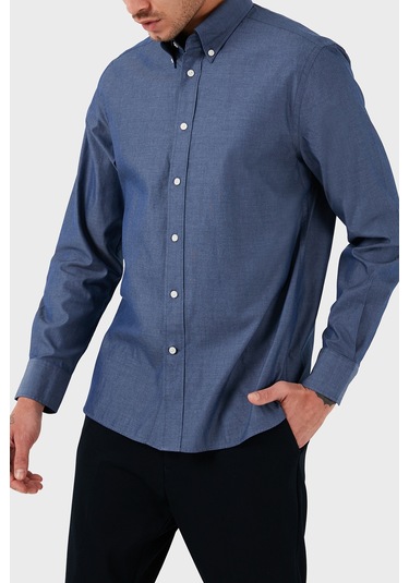 Tommy Hilfiger Erkek Gömlek Mw0mw33326 Dxf Lacivert