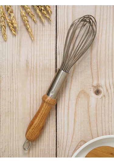 Topichome Ahşap Saplı 32 Cm Güçlendirilmiş Çırpıcı 193051969 Gümüş