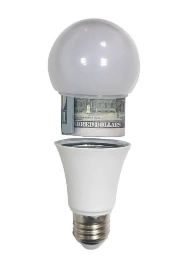 Beyaz Anahtar Saklama Kutusu Plastik Saklama Kutusu Sahte Ampul Yedek Anahtar Saklama Ev Beyaz