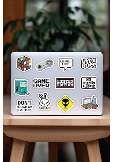 Laptop Notebook Tablet Sticker Seti Model 7