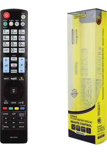 Weko Kl Rm-L999+1 3D Lg Unıversal Lcd-Led Tv  Kumandası