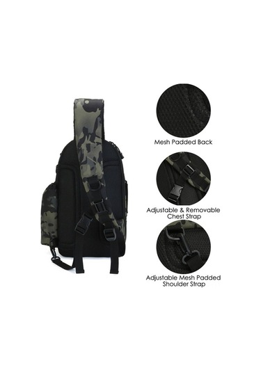 Novahub Siyah/kamuflaj, 600d Naylon, 22x13x41 Cm, 350 Gr, Çok Renkli Sırt Çantası Çok Renkli