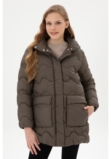 U.s. Polo Assn. Kadın Vizon Kaban 50312018-vr052 Vizon