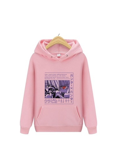 Novahub Erkek Kadın Hunter X Hunter Kapşonlu Uzun Kollu Kurapika Yeşil, Anime Manga, Uzun Kollu, Kapüşonlu, Rahat, Polyester 90% Pamuk 10% Yeşil