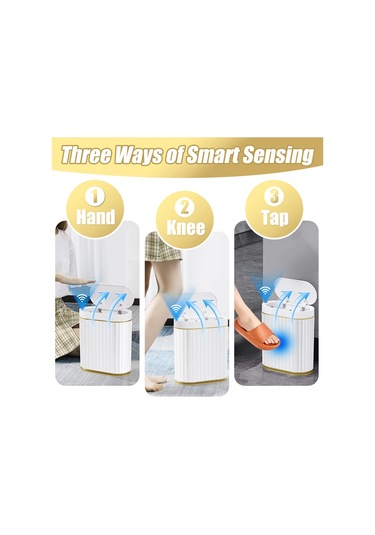 Qianfan Küçük Fotoselli Çöp Kovası, Akıllı Hareket Sensörü Çöp