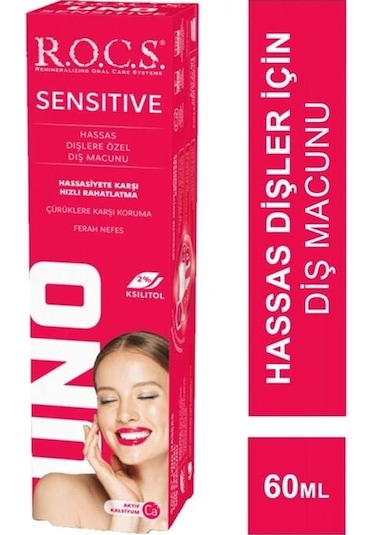 R.o.c.s.uno Sensitive Hassas Dişlere Özel Diş Macunu 60 Ml