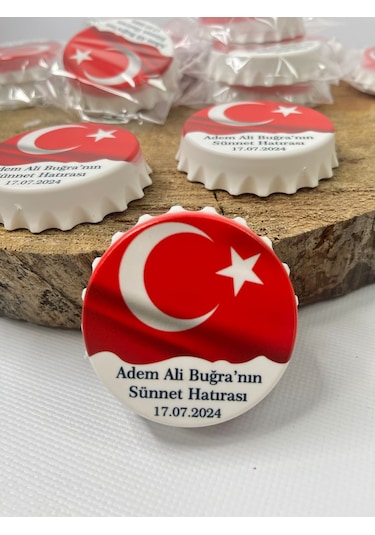 Mr. Home Yuvarlak Açacak Magnet-uv Baskılı Açacak Magnet-sünnet Hediyelik