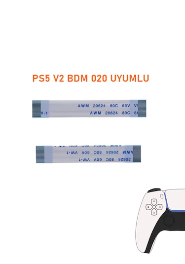 Ps5 V2 Bdm 020 Kollar İle Uyumlu L R L2 R2 Tetik Flex Kablo