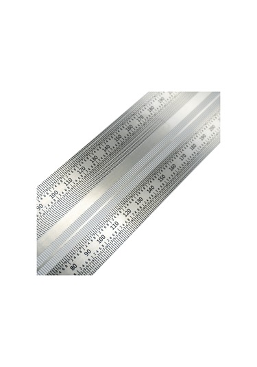 Rox Wood 0090 Hassas İşaretleme Şablon Paslanmaz T Cetvel 300 Mm