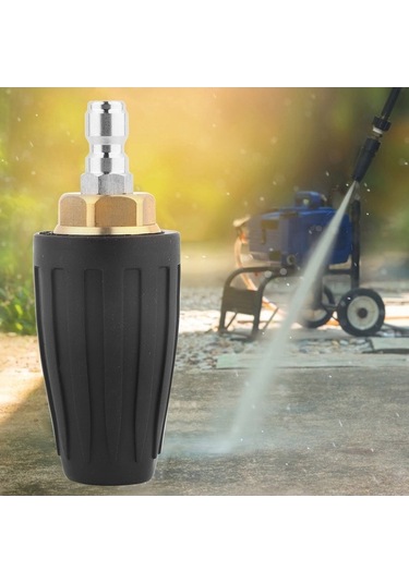 Besthome1 Hızlı Bağlantılı 1/4 İnç Yüksek Basınçlı Döner Türbin Yıkama Makinesi 3600 Psi